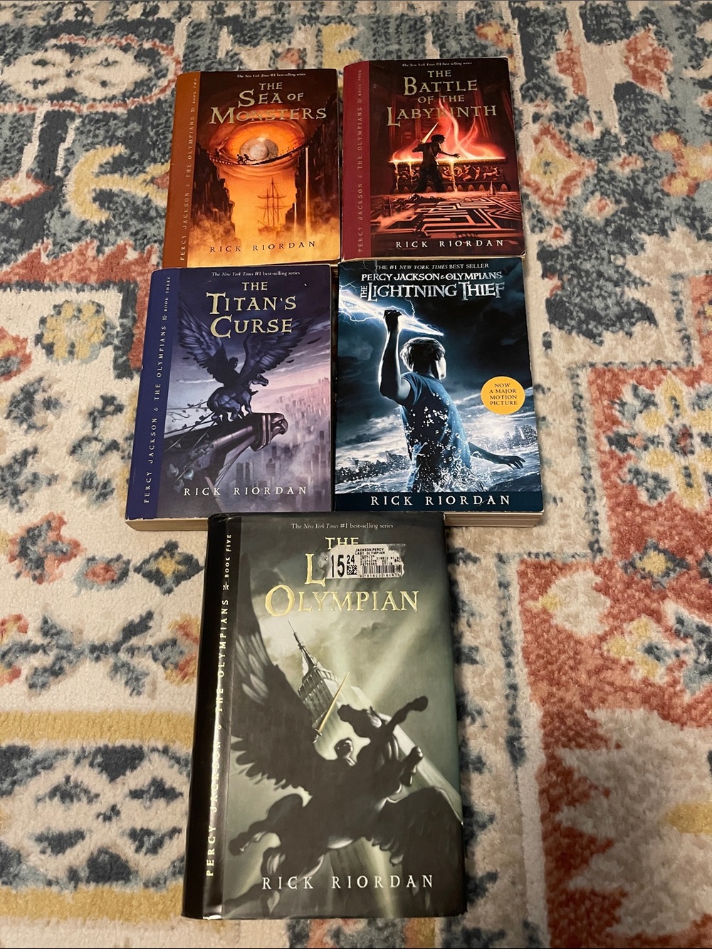 Percy Jackson & The Olympians Book Set - Multi-Color